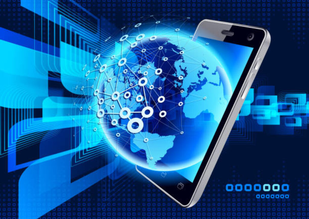 World Connecting Mobile Phone
